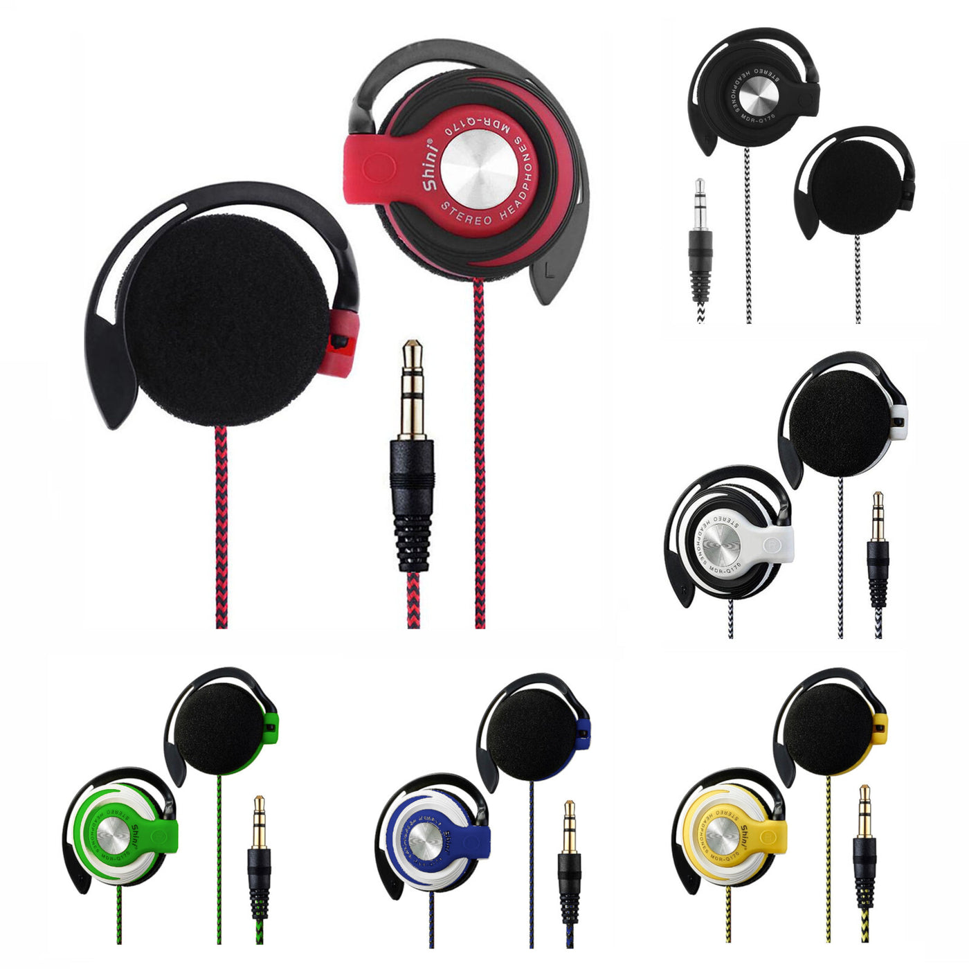 Shini MDR-Q170 Sport Ohrbügel Kopfhörer On-Ear Earphone Headphone Bass