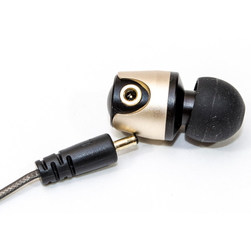 Goldene QKZ DM4 In-Ear-Kopfhörer mit austauschbarem Kabel