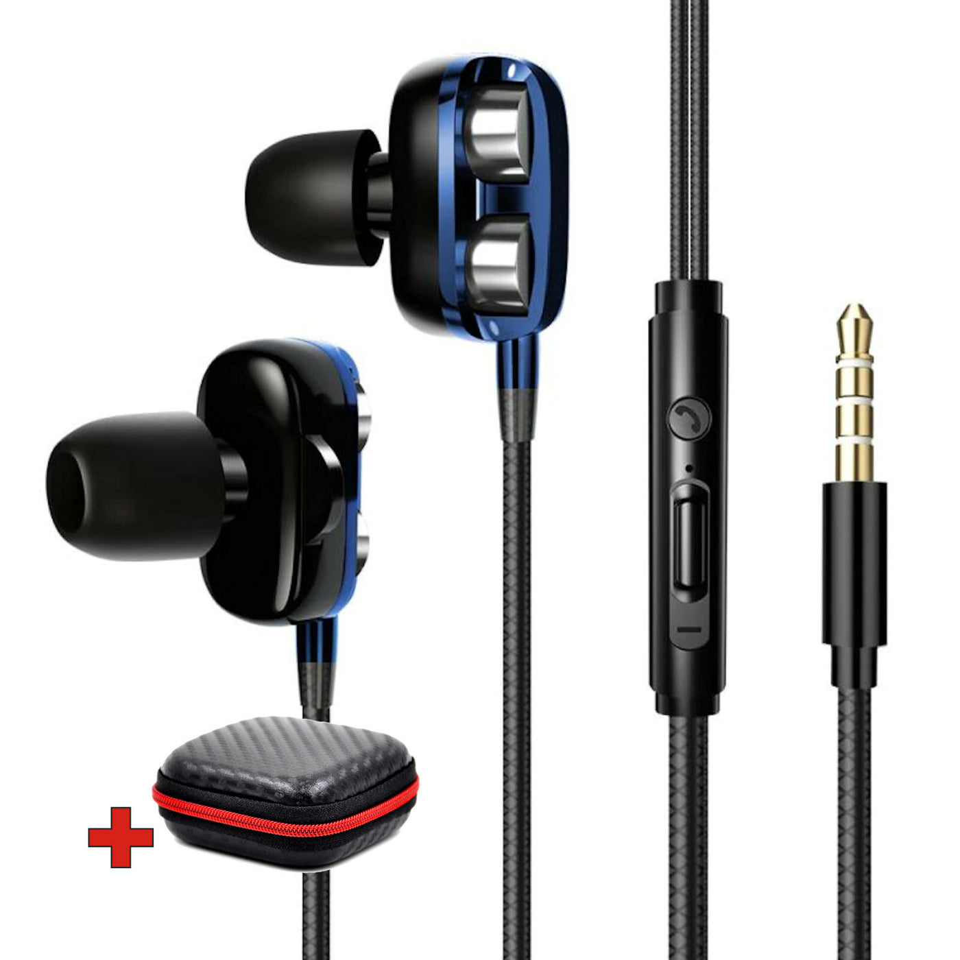 Super Bass In-Ear Doppeltreiber Kopfhörer X20 Ohrhörer Earphone Headset