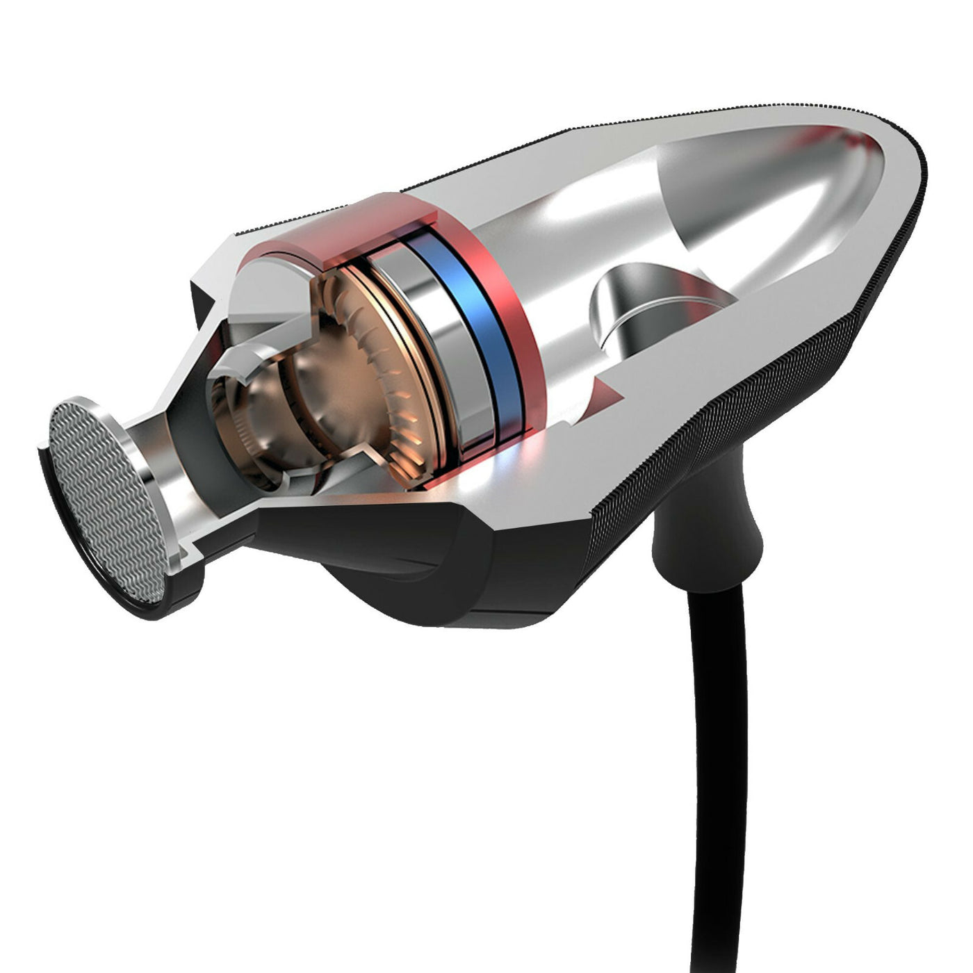 MEGABASS In-Ear Kopfhörer Headset X6 HS Pro Schwarz Metal Version Beats