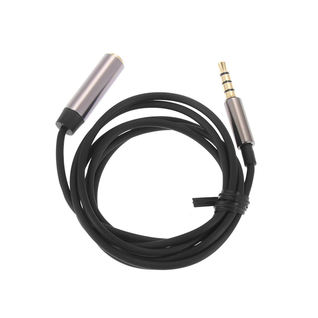 Schwarze 1 m 4-polige Headset-Verlängerung