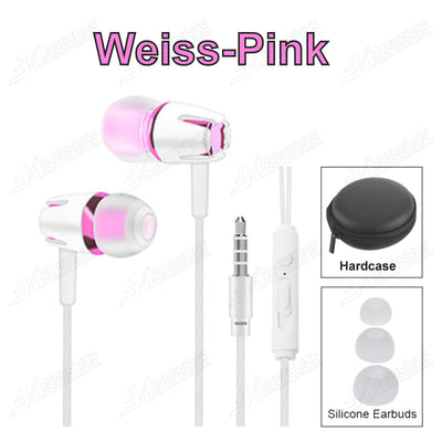 Super Bass In-Ear Kopfhörer Ohrhörer S9+ Headset Earphone Headphone + PU-Tasche