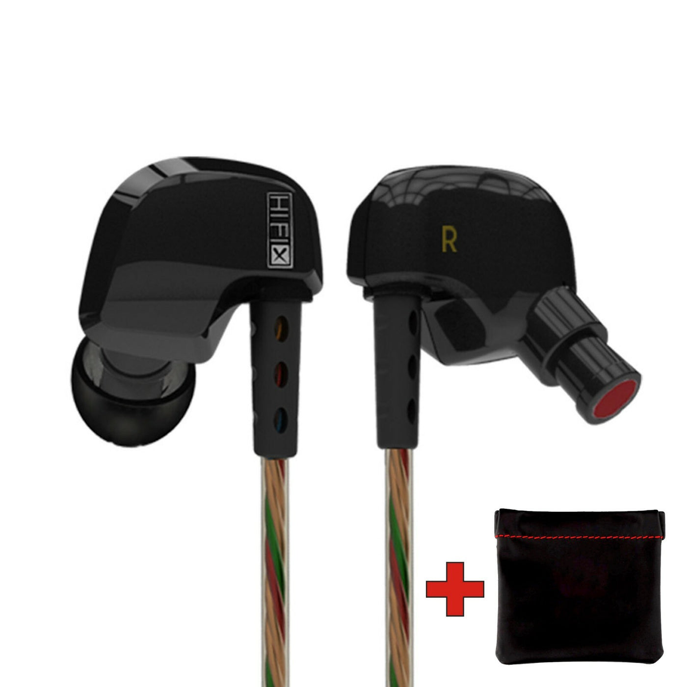 KZ HD9 Hi-Fi In-Ear Ohrhörer Premium Super Bass Sound, Earphone schwarz