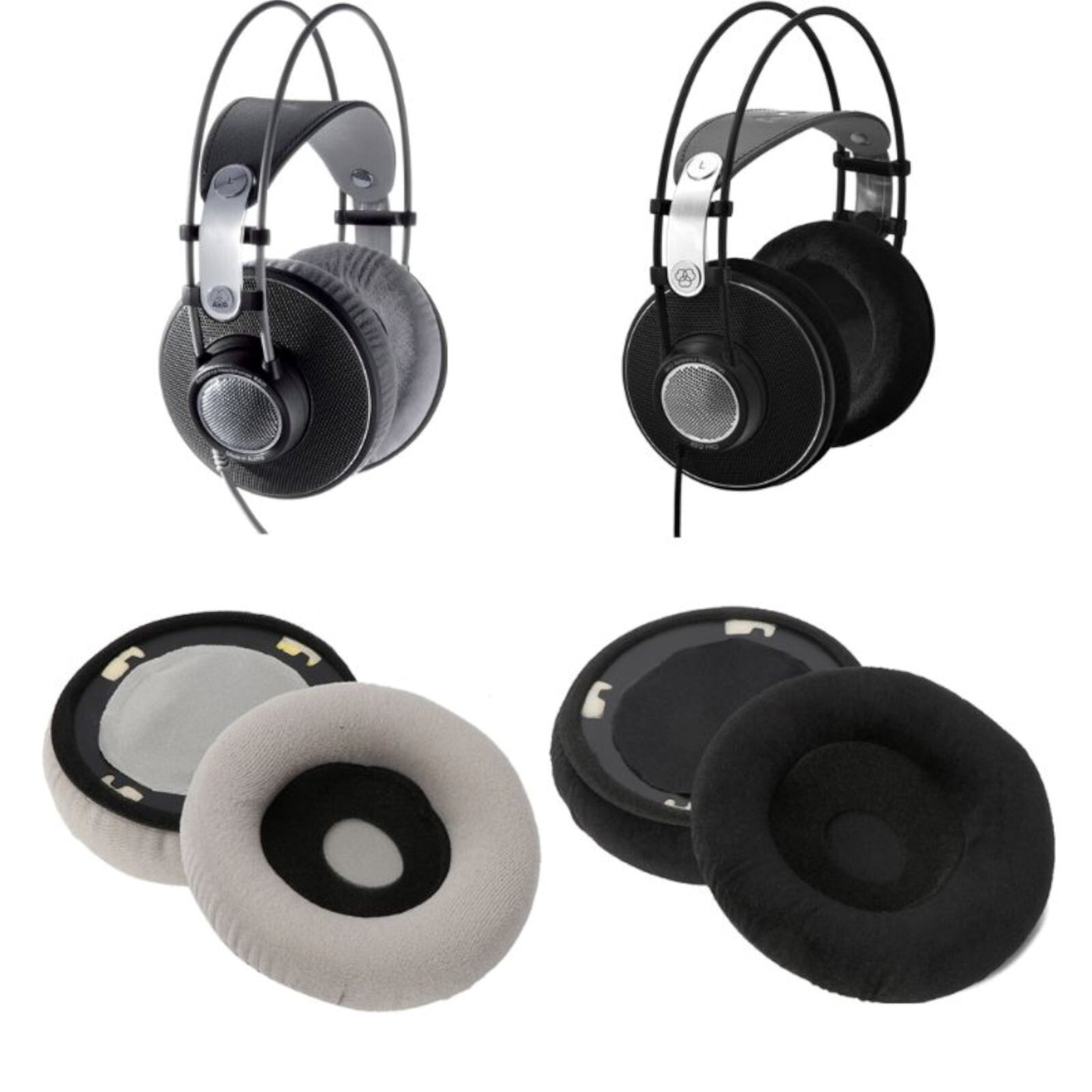 Velour Ohrpolster Kopfhörer AKG K601 K701 K702 Q701 K612 K712 pro