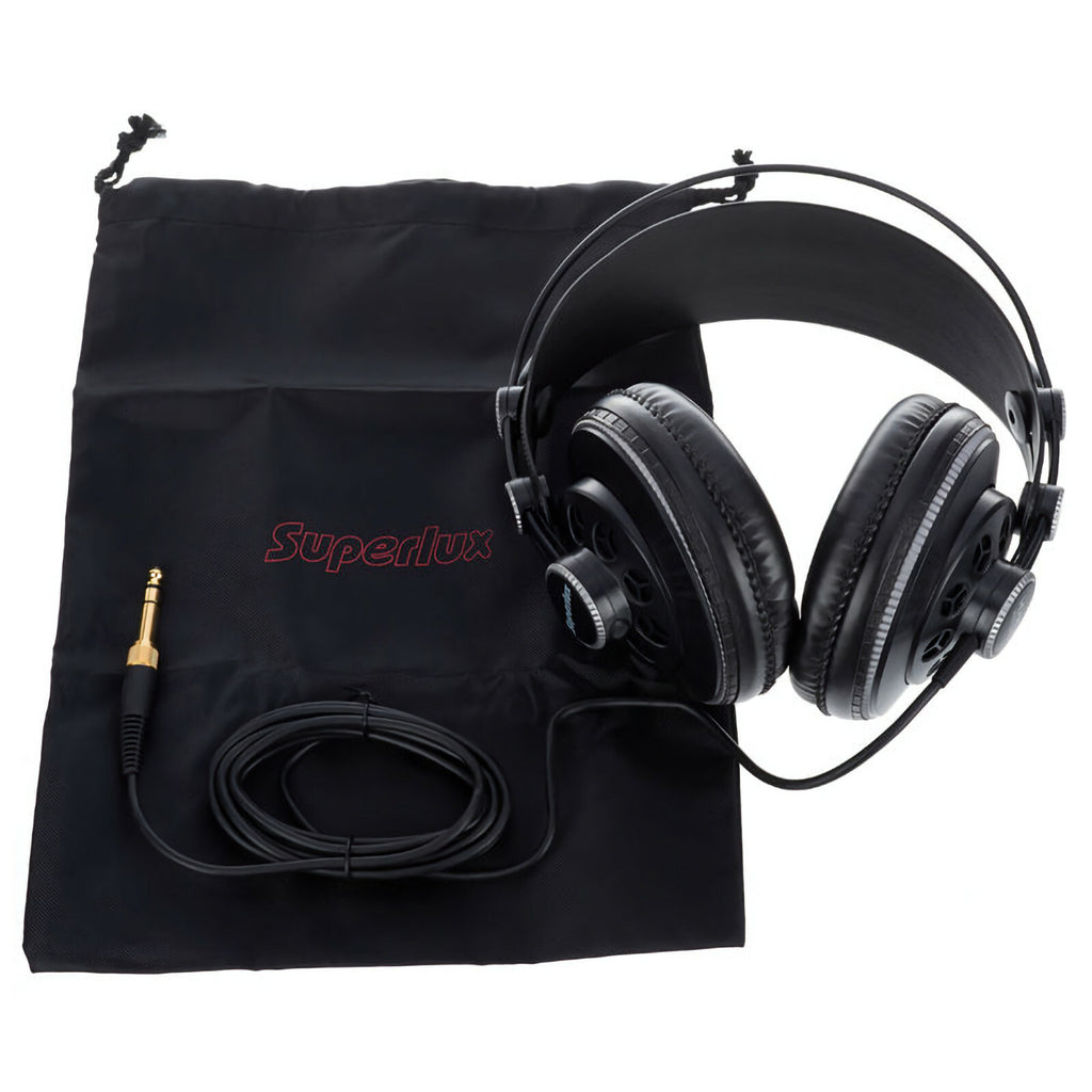 Schwarz-graue Superlux HD681 Studio-Kopfhörer