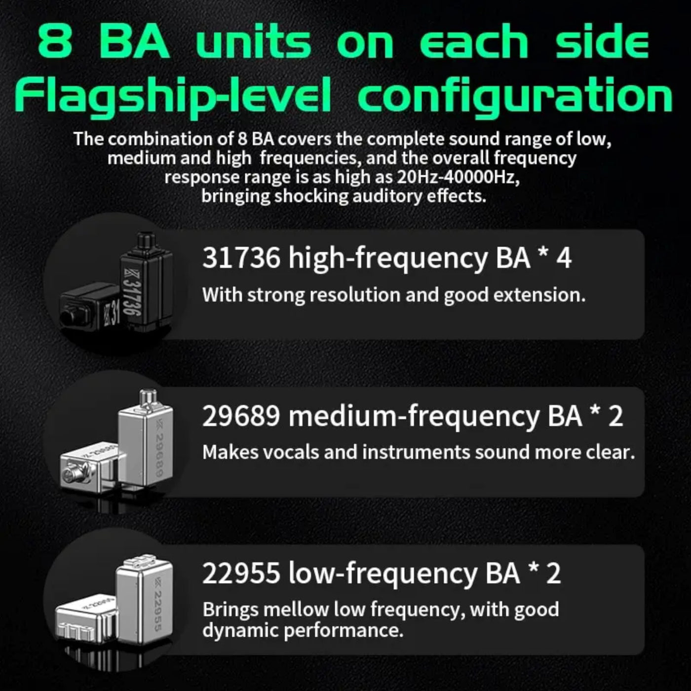 KZ AS16 Pro Premium High-End Professional 16 Treiber HiFi In-Ear Kopfhörer
