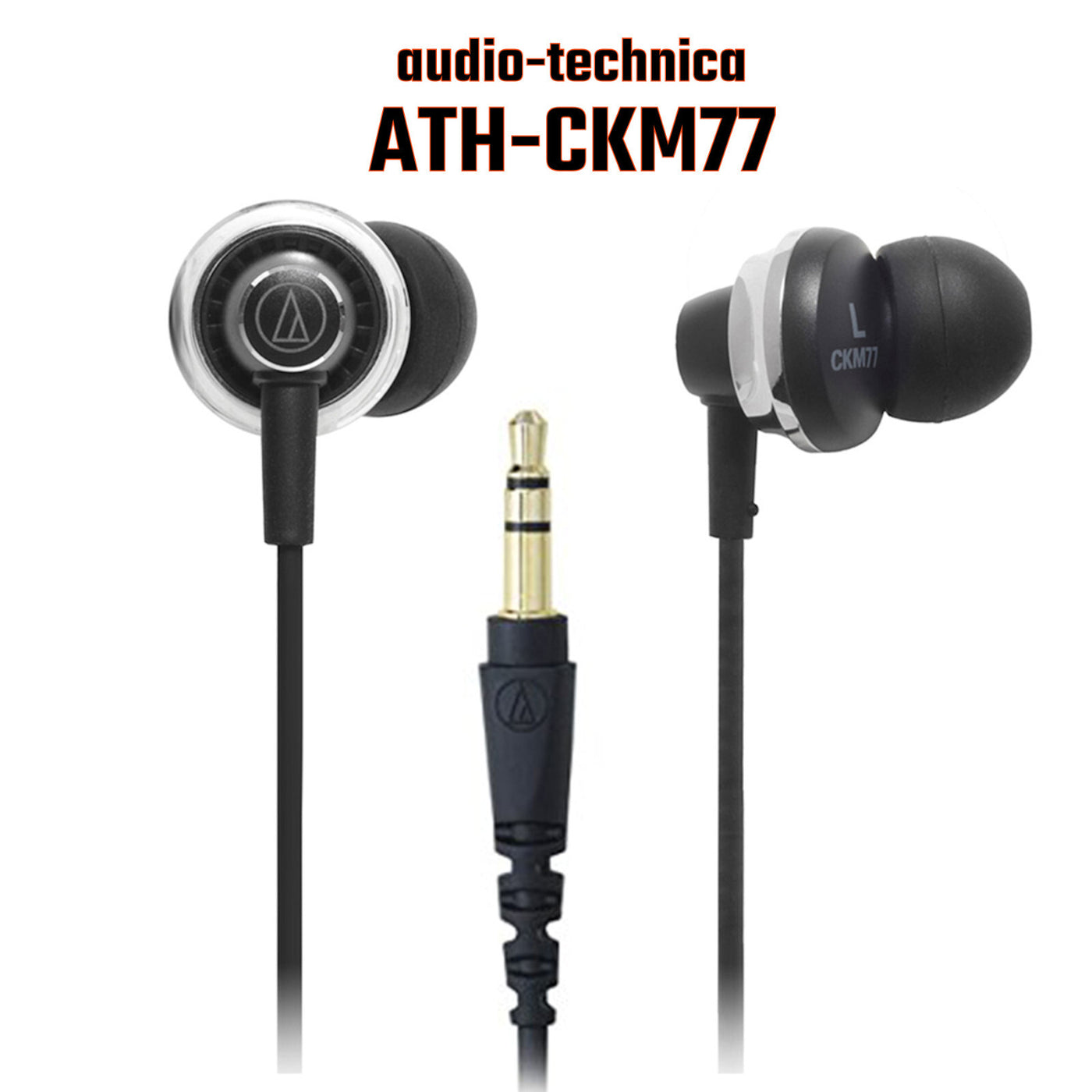 Audio Technica ATH-CKM77 Premium Kopfhörer In-Ear Headphone Earphone