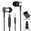 3K S24 In-Ear-Kopfhörer mit Mikrofon und PU-Tasche