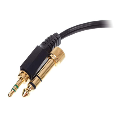 Superlux HD330 Stereo Kopfhörer Schwarz Silber mit Zubehör 6.3 mm Adapter Neu