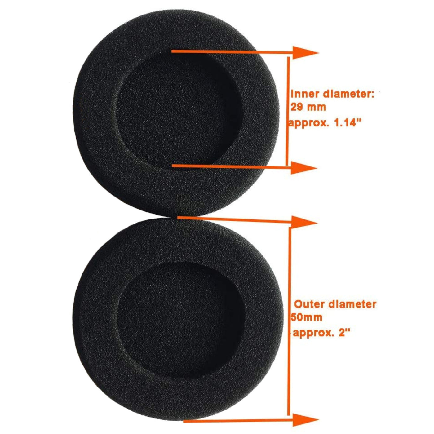 Ohrkissen Ohrpolster für Koss Porta Pro, Sennheiser, Sony, AKG Kopfhörer