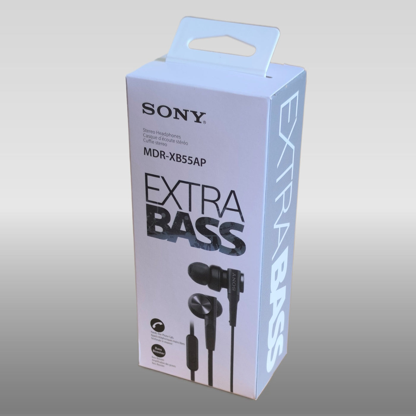 Sony MDR-XB55AP Extrabass Headset - Schwarz