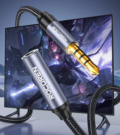 3m Rocoren Stereo Kopfhörer Headset Verlängerungskabel 3,5mm Klinke