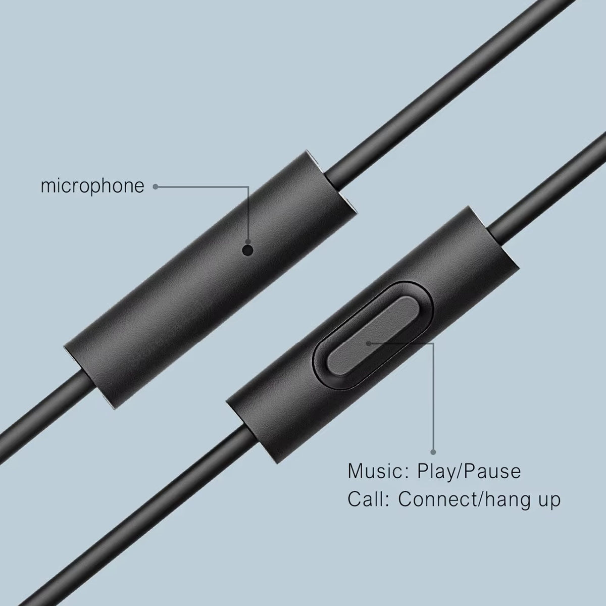 Schwarzes Xiaomi Mi Capsule In-Ear-Headset