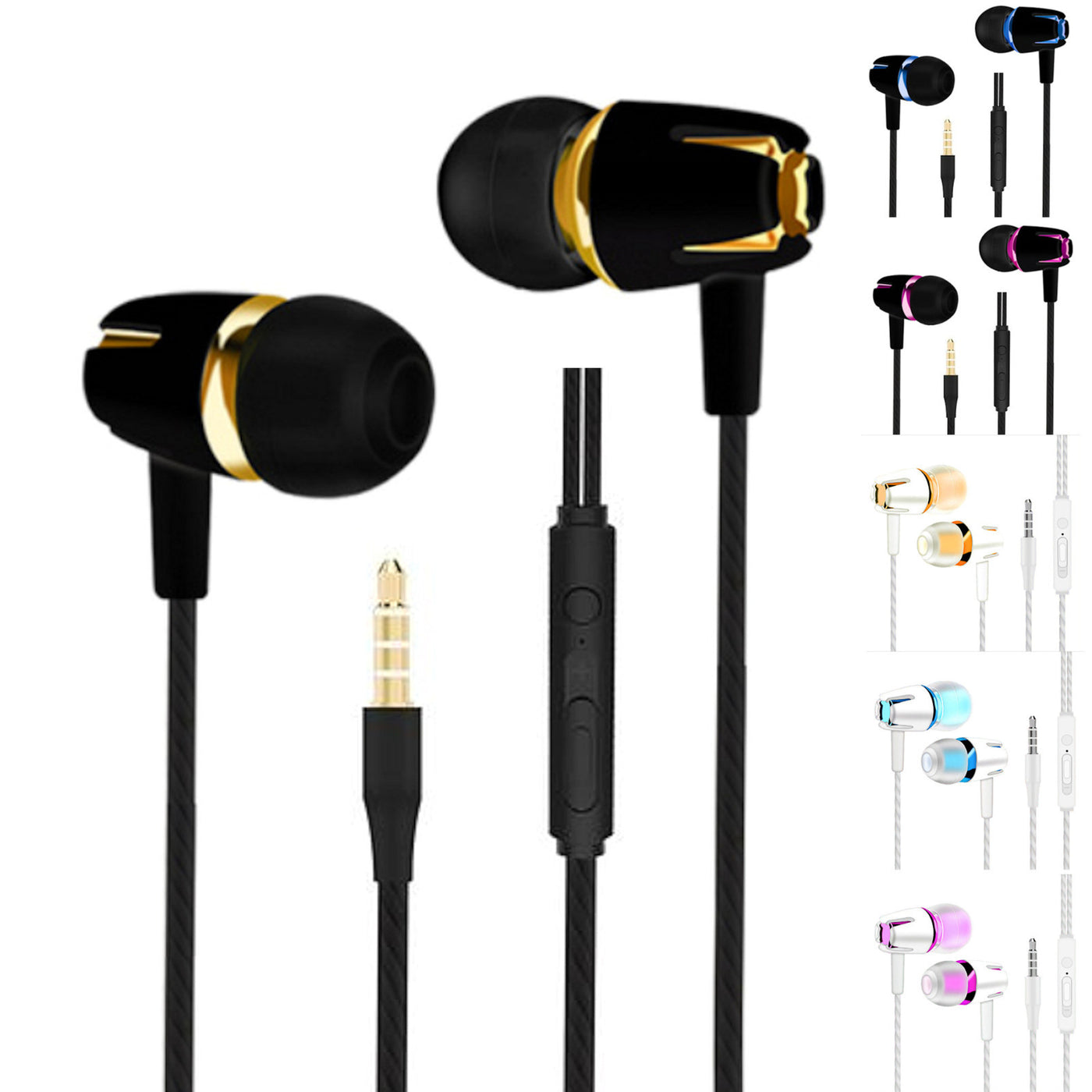 Super Bass In-Ear Kopfhörer Ohrhörer S9+ Headset Earphone Headphone + PU-Tasche