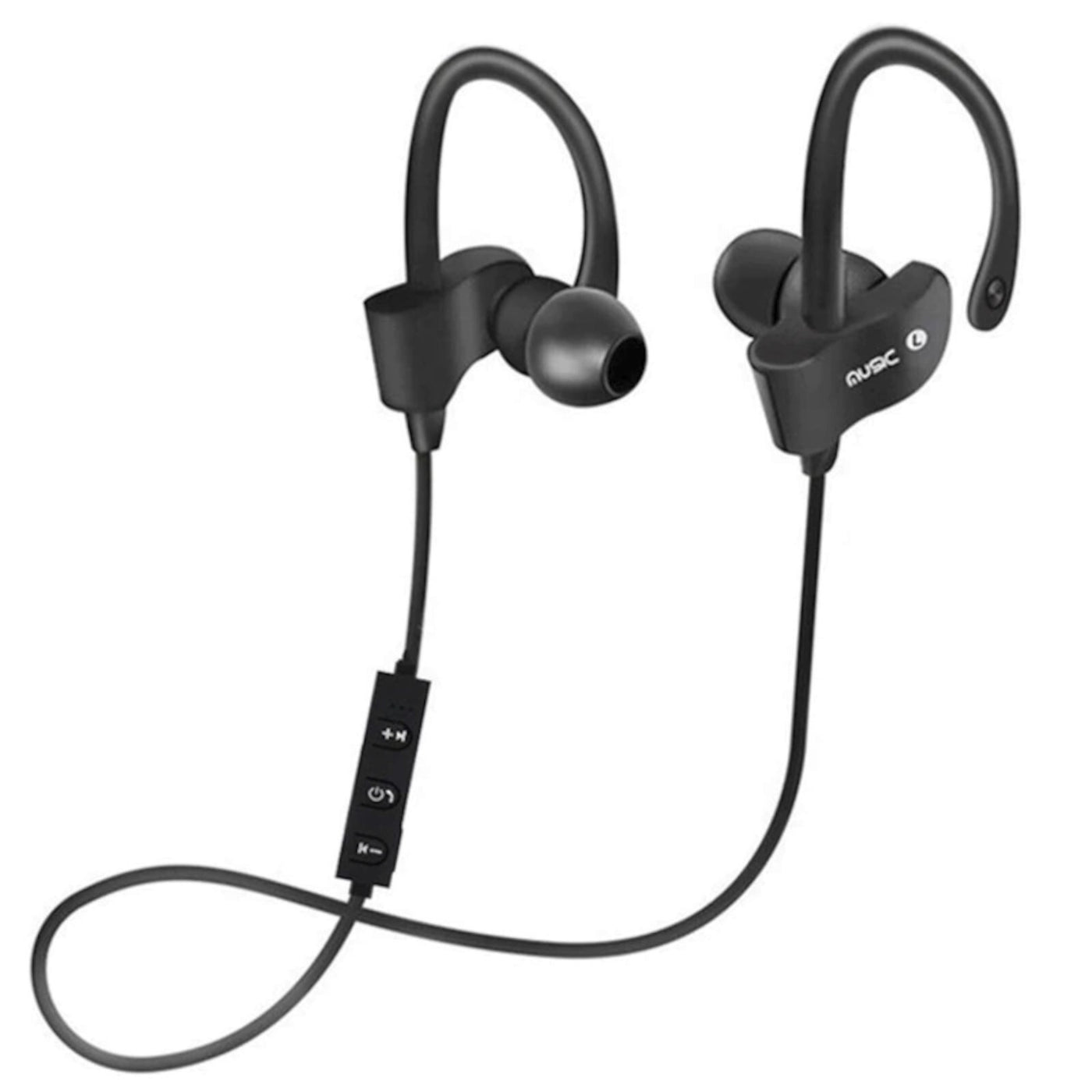 Sport In Ear Bluetooth Headset Ohrbügel Kopfhörer Wireless Bass OB-01 Schwarz
