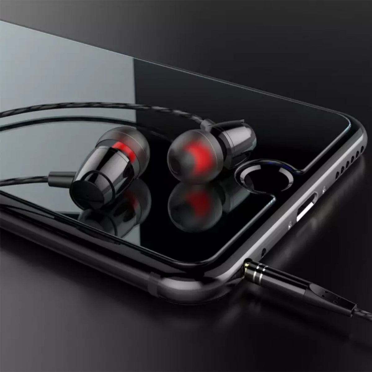 R4 In-Ear-Kopfhörer mit Hardcase