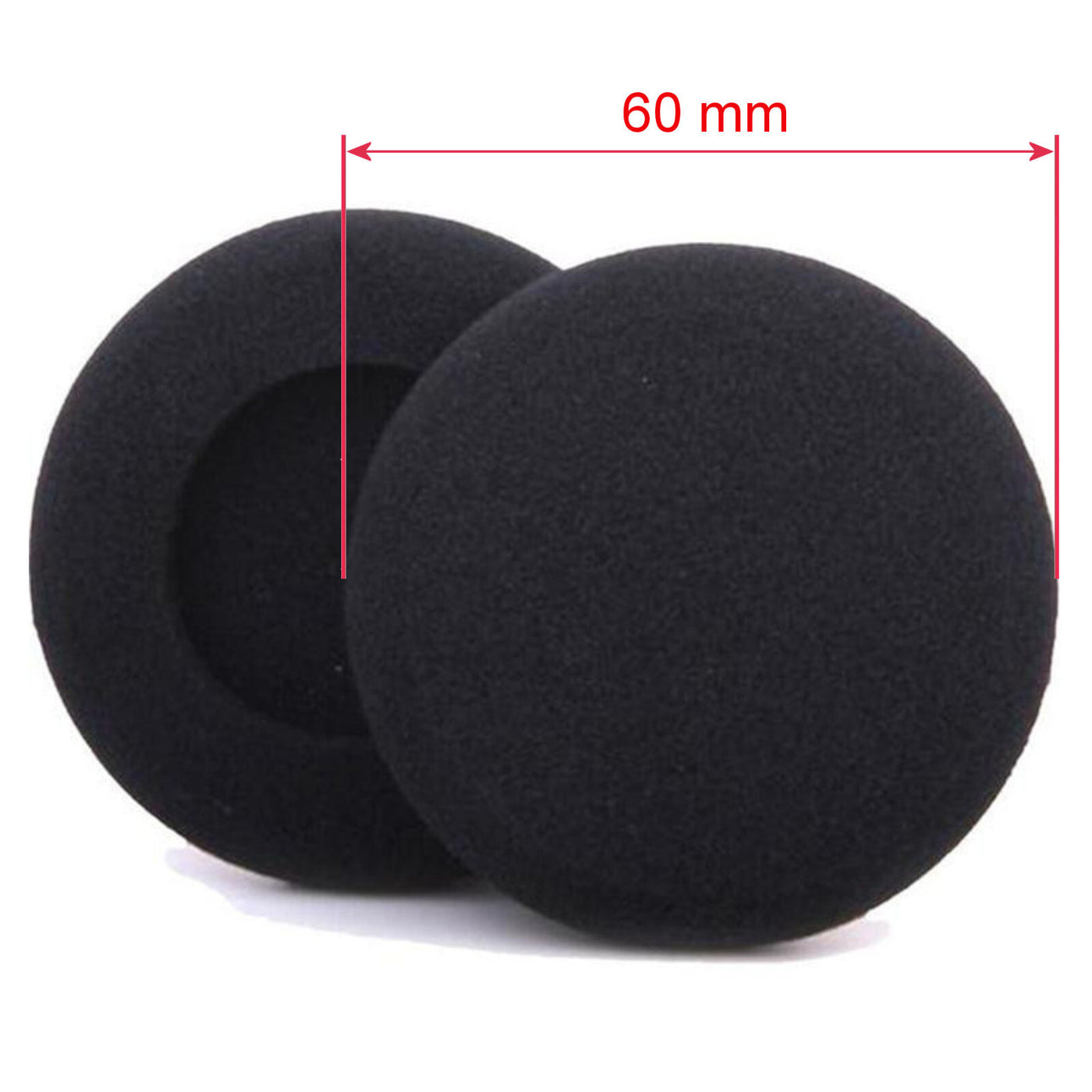 Ohrpolster Schaumstoff Kissen Kopfhörer 30mm -  80mm Durchmesser