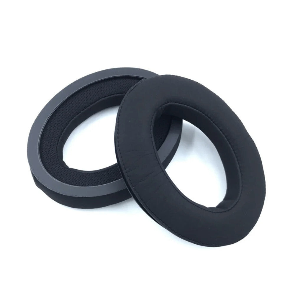 Nubuk Kunstleder Ohrpolster Sennheiser Kopfhörer HD559 HD569 HD598 HD599 schwarz