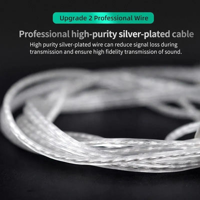 High-End In Ear Kopfhörer KZ ZSTx Pro Mic Black Messing In-Ear Premium Ohrhörer