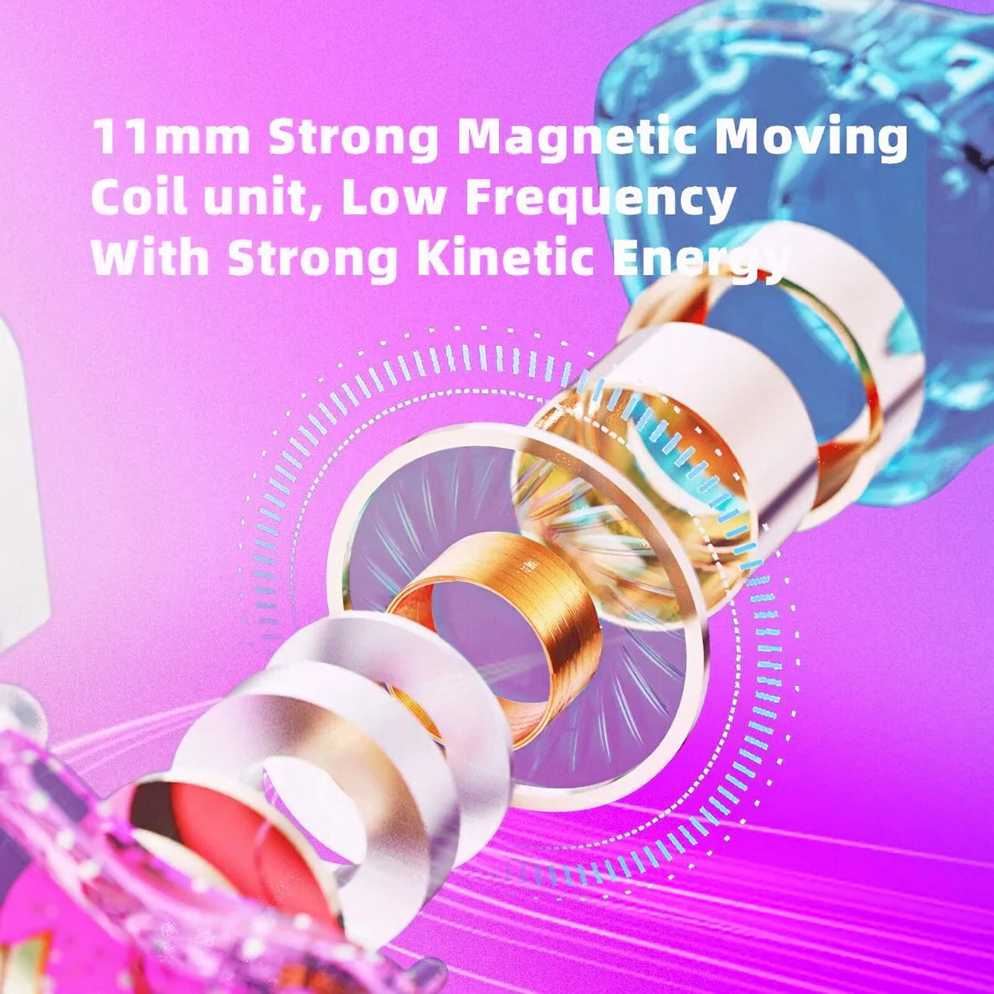 Premium Headset Kopfhörer QKZ-AK6 Pro HiFi In-Ear-Headset Ohrhörer + Hardcase