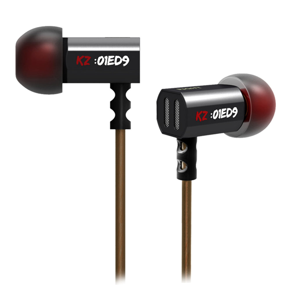 Schwarze KZ ED9 HiFi In-Ear-Kopfhörer