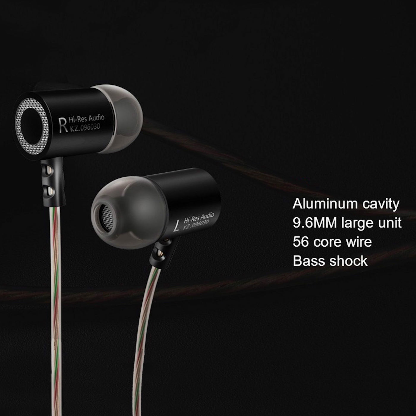 Original KZ Z1 black High-End Kopfhörer In-Ear PU-Hardcase Bass Beats