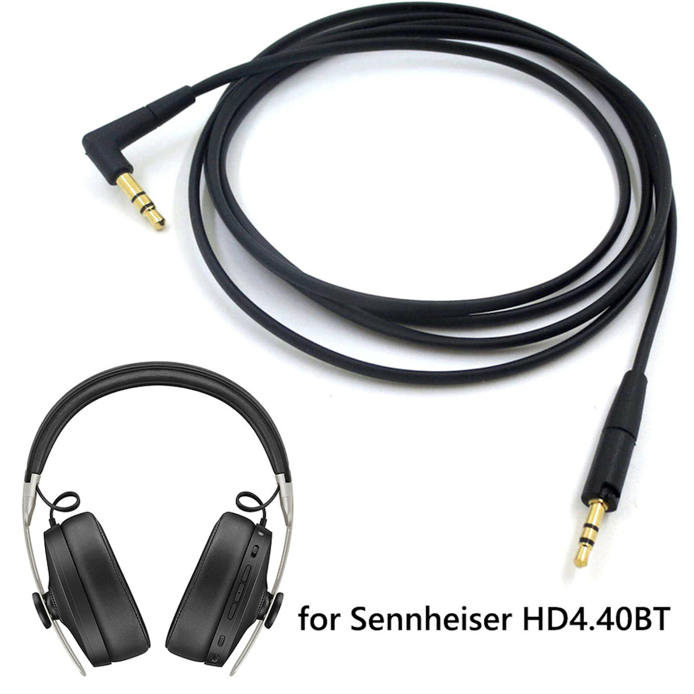 1,5m Audio Anschlusskabel Sennheiser Momentum 2.0 HD4.40 HD4.40BT HD4.50 HD4.5BT