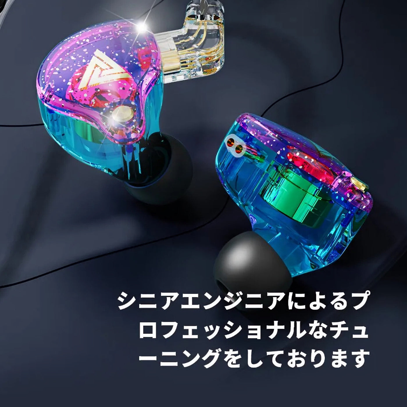 Premium Headset Kopfhörer QKZ-AK6 Pro HiFi In-Ear-Headset Ohrhörer + Hardcase