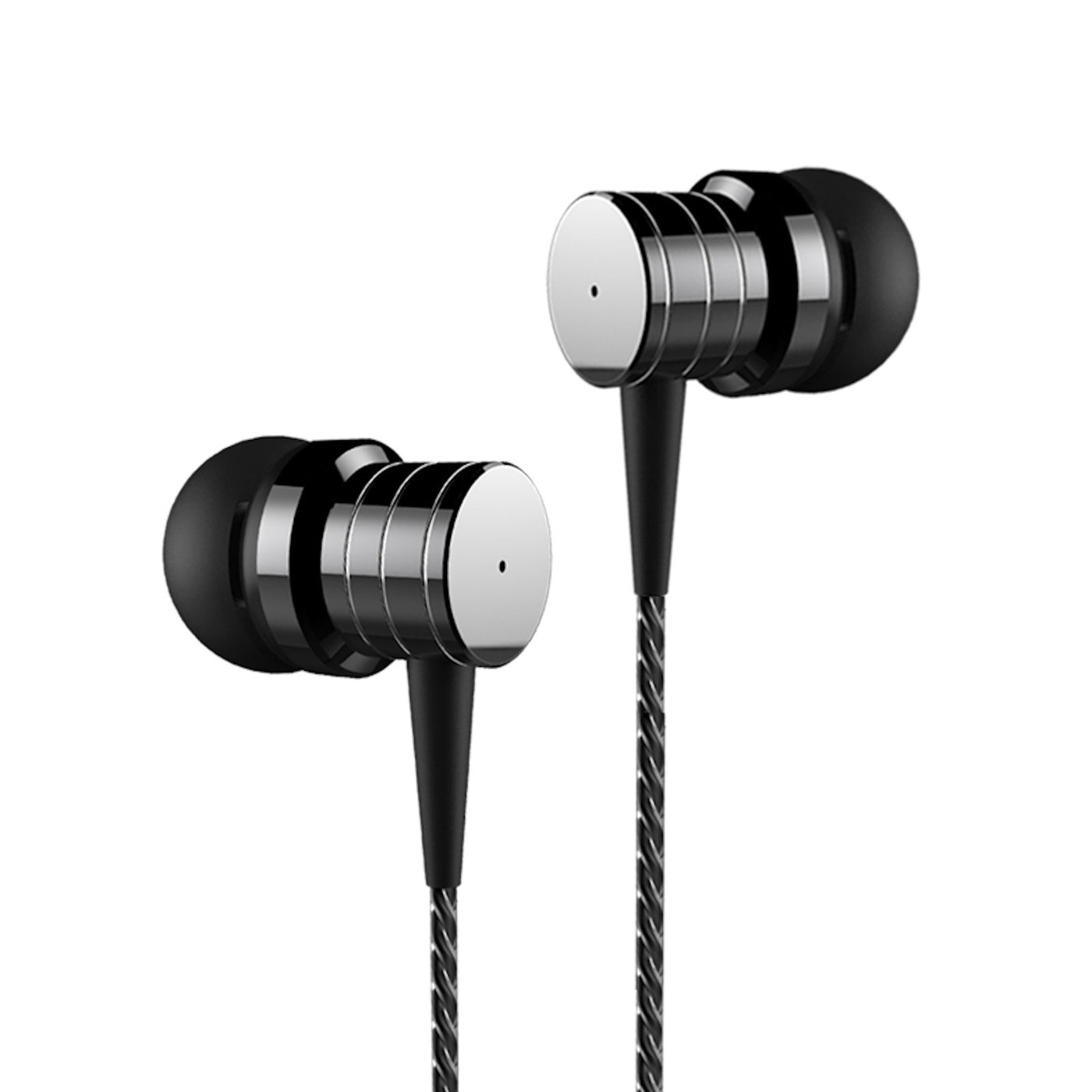 Super Bass In-Ear Kopfhörer Earphone mit Mikrofon PTM P15 Headset schwarz
