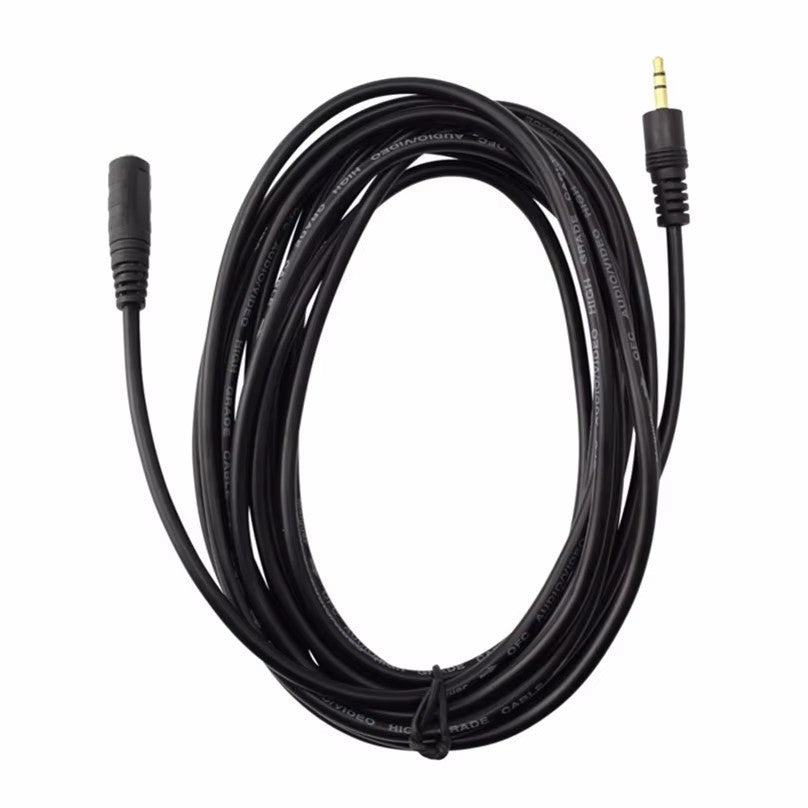 3m Audio Verlängerungskabel 🎧 OFC AUX 3,5mm Klinke Stecker/Buchse vergoldet