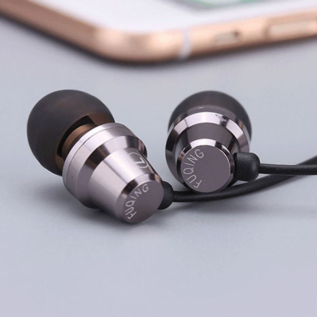 Gunmetal-schwarzes MX1 Metall In-Ear-Headset