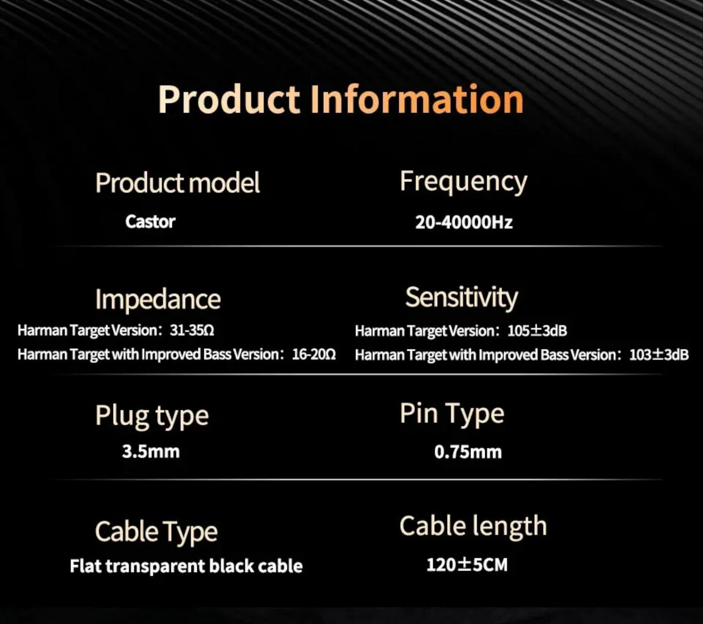 KZ Castor Premium High-End Professional In-Ear Kopfhörer Einstellbarer Bass