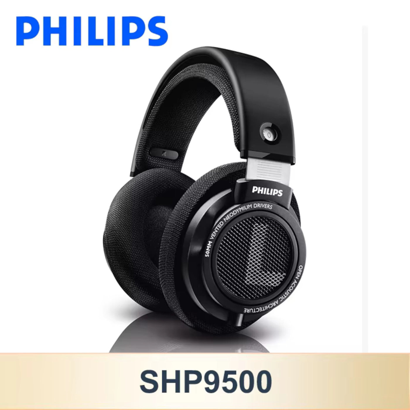 Philips SHP9500 HiFi Stereo Kopfhörer Over-Ear Headphones - Schwarz