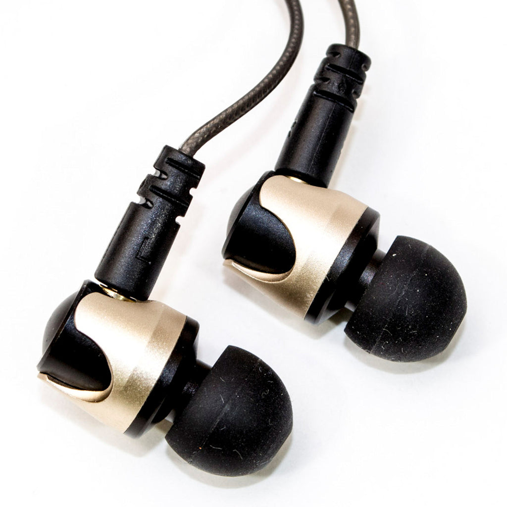 Goldene QKZ DM4 In-Ear-Kopfhörer mit austauschbarem Kabel