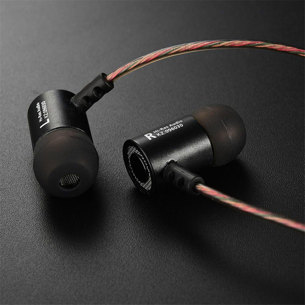 Schwarze KZ Z1 High-End In-Ear-Kopfhörer mit Hardcase