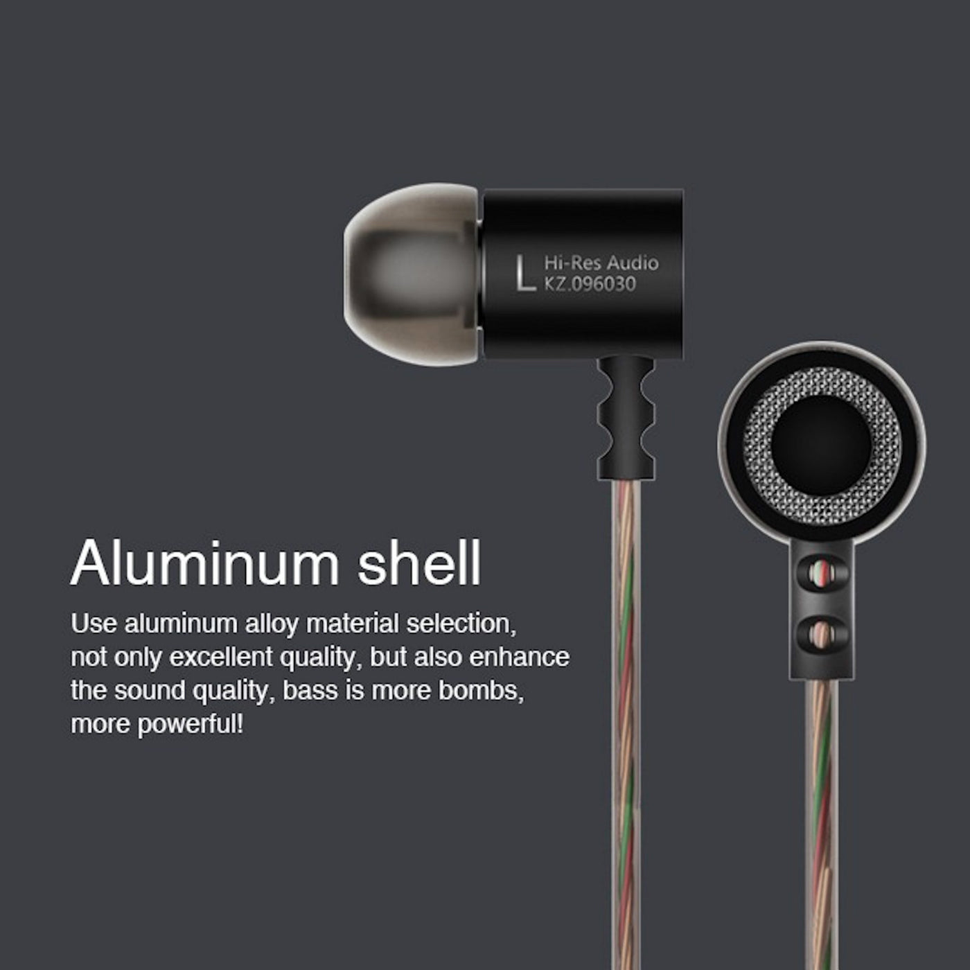 Original KZ Z1 black High-End Kopfhörer In-Ear PU-Hardcase Bass Beats