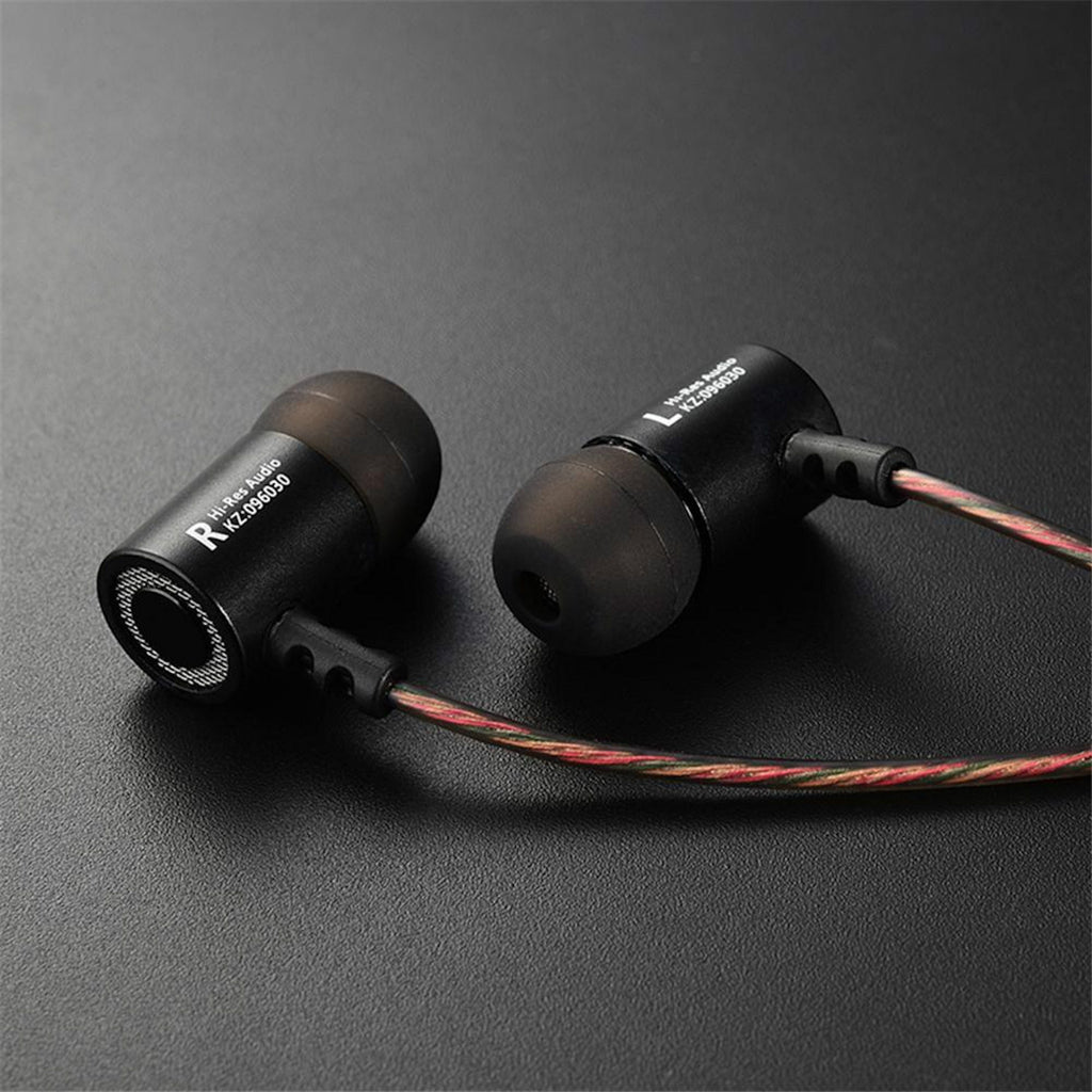 Schwarze KZ Z1 High-End In-Ear-Kopfhörer mit Hardcase