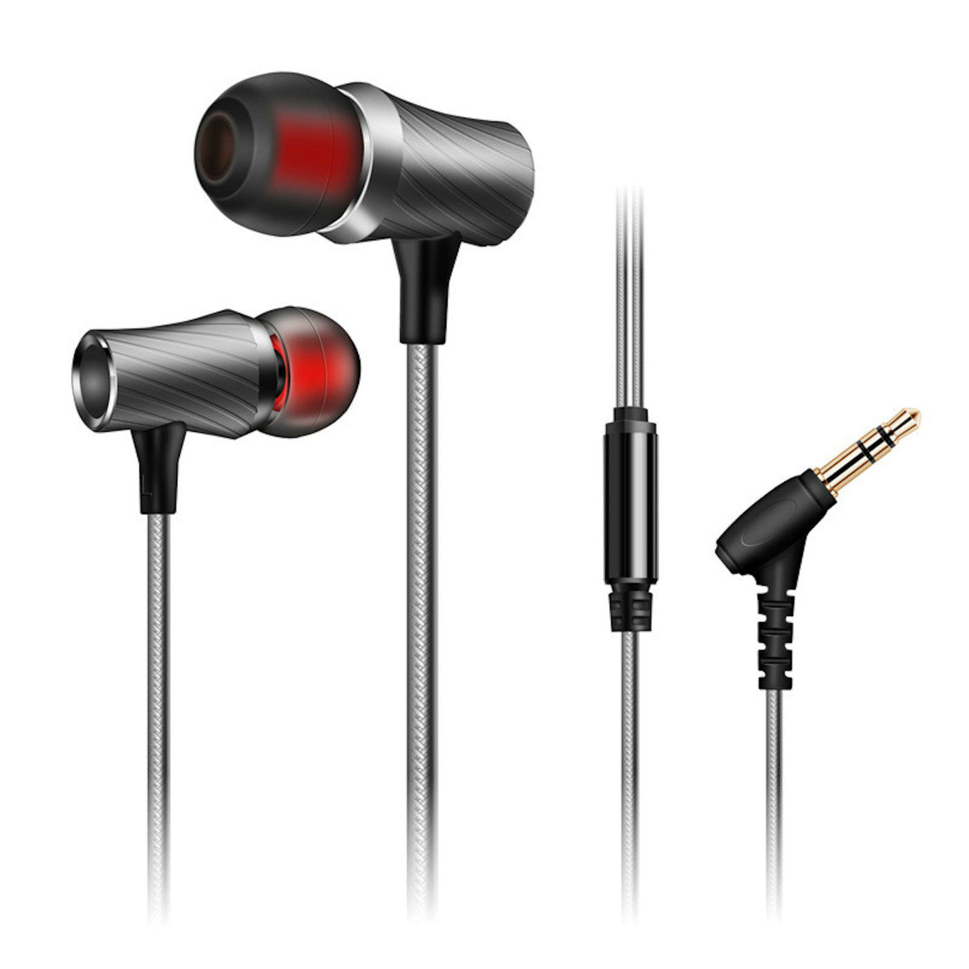 High-End Kopfhörer KZ X9 HS Tornado DM3 In-Ear Headset Headphones in PU Hardcase