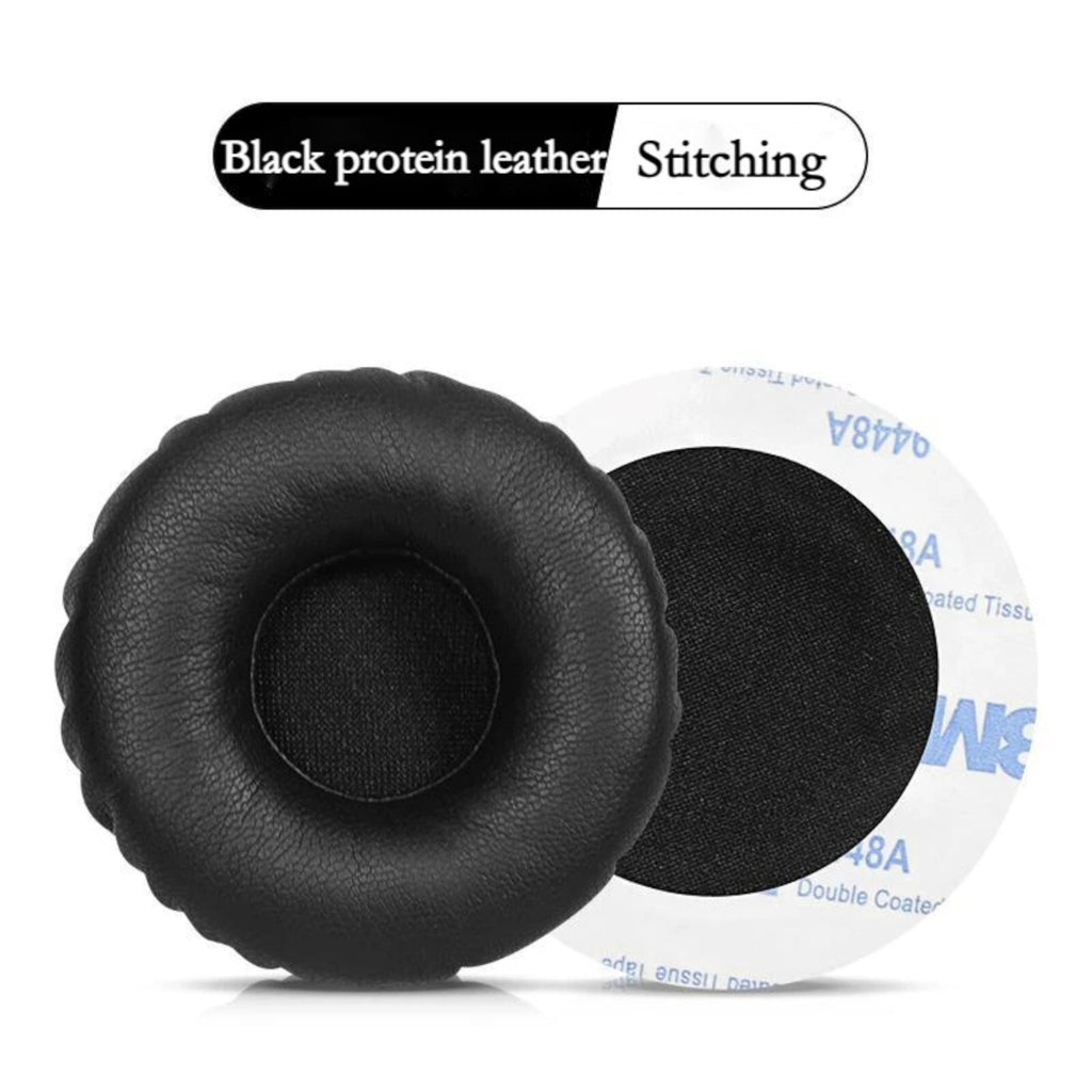 Schwarze Kunstleder-Ohrpolster für beyerdynamic T51 DT1350