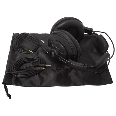 Superlux HD668B Stereo Kopfhörer Schwarz mit Zubehör 6.3 mm Adapter Neu