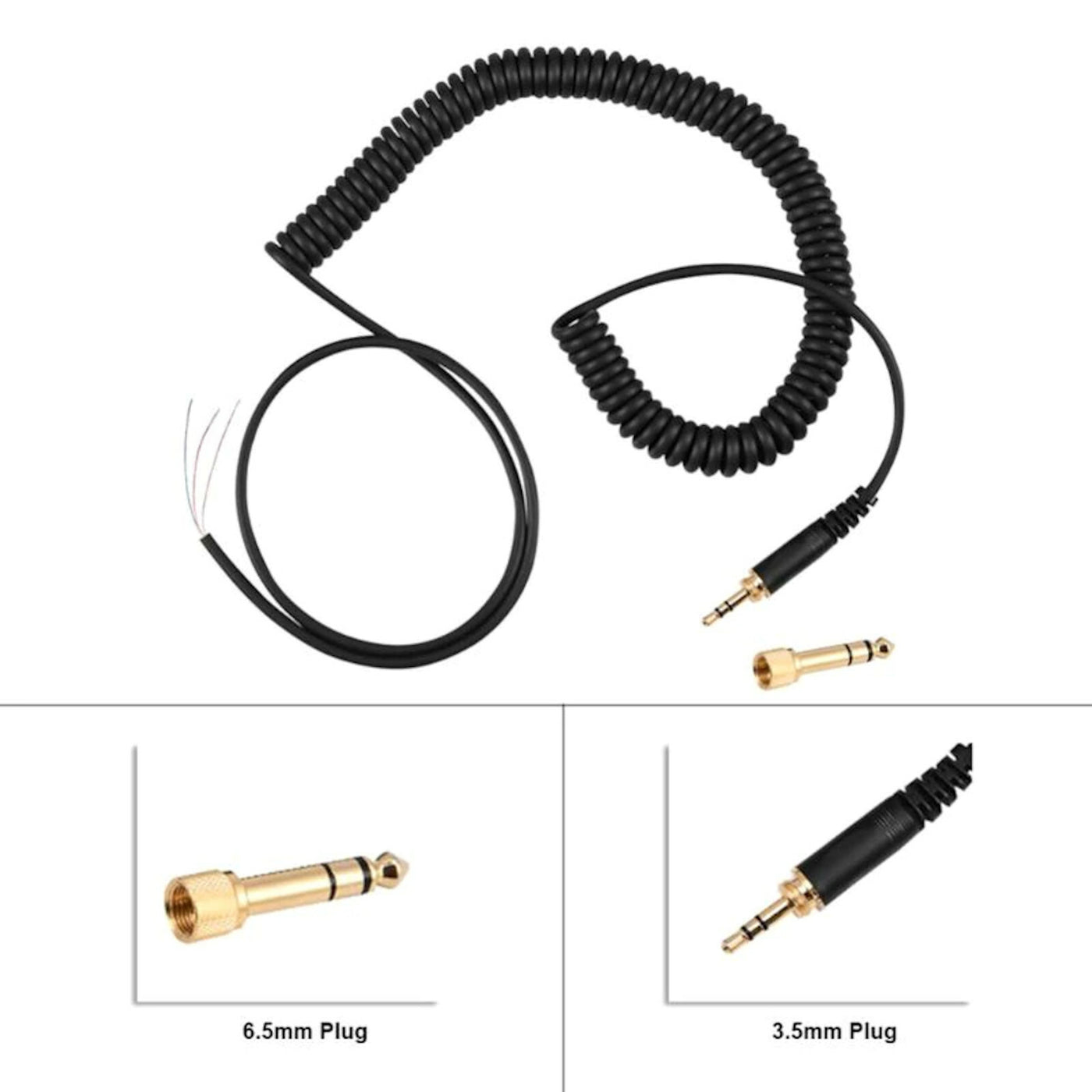 Audio Kopfhörer Spiral Kabel für Beyerdynamic DT 770 770Pro 990 990Pro
